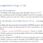 1 Kings 17-19: Grace in Discouragement